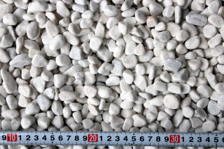 白玉砂利 5分 dry